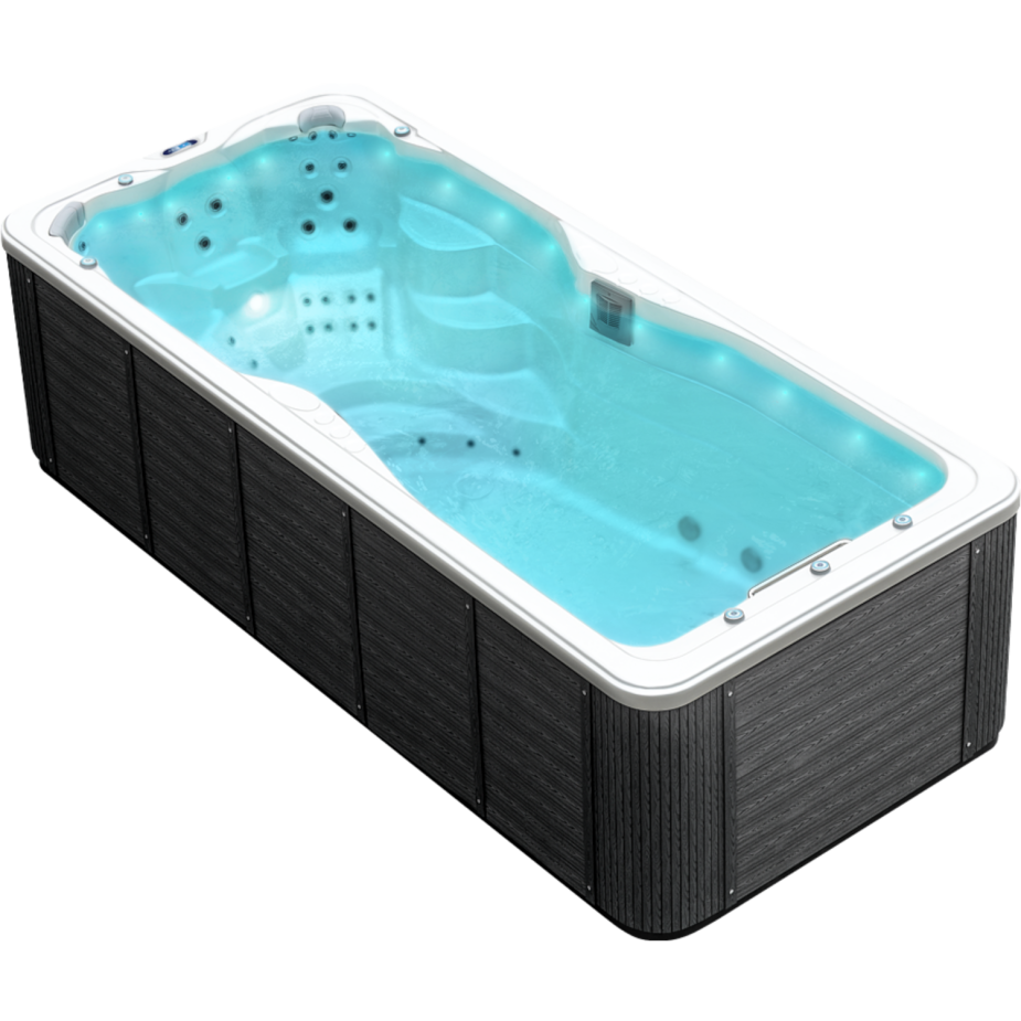 Mollus XXL Swim Spa mit Wasser