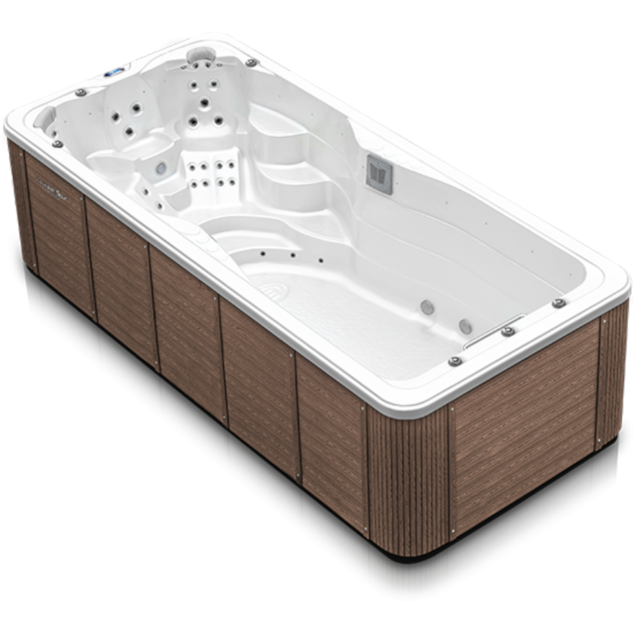 Seitansicht Swim Spa Mollus XXL