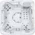 die Acryl Wanne des Outdoor Whirlpool Eden