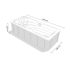 Abmessung Swim Spa Mollus XXL