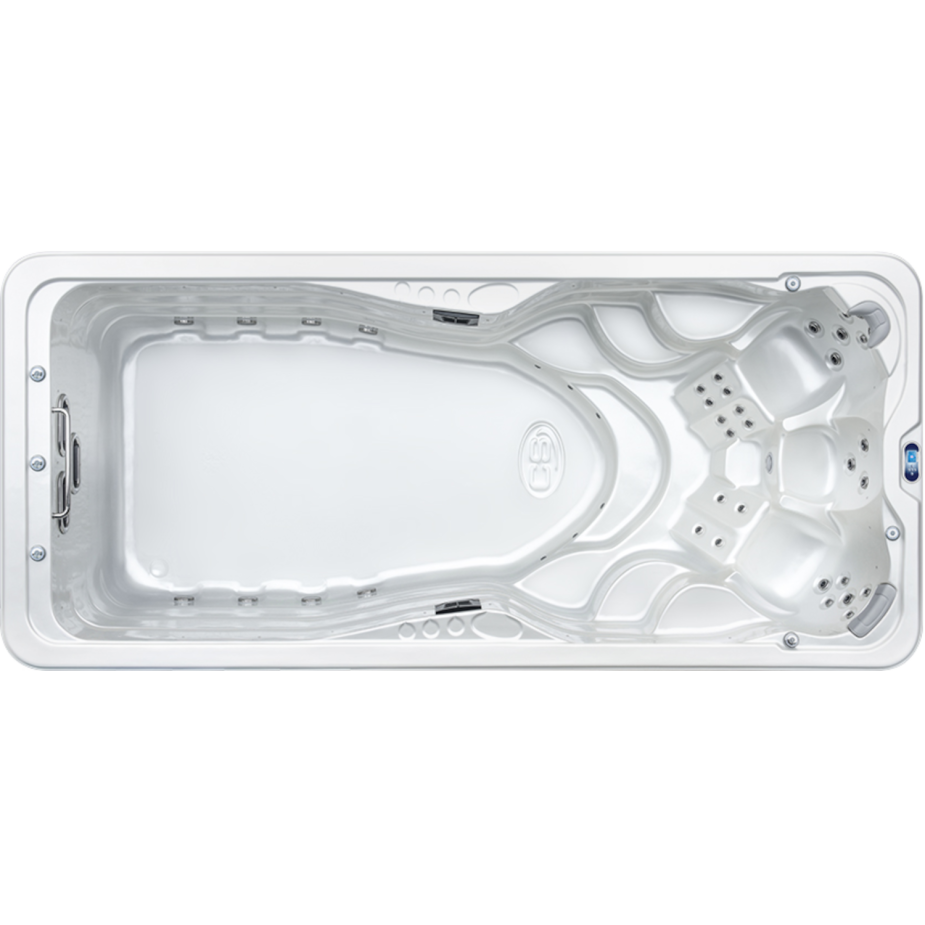 Schwimm Spa Mollus XXL Wanne von oben