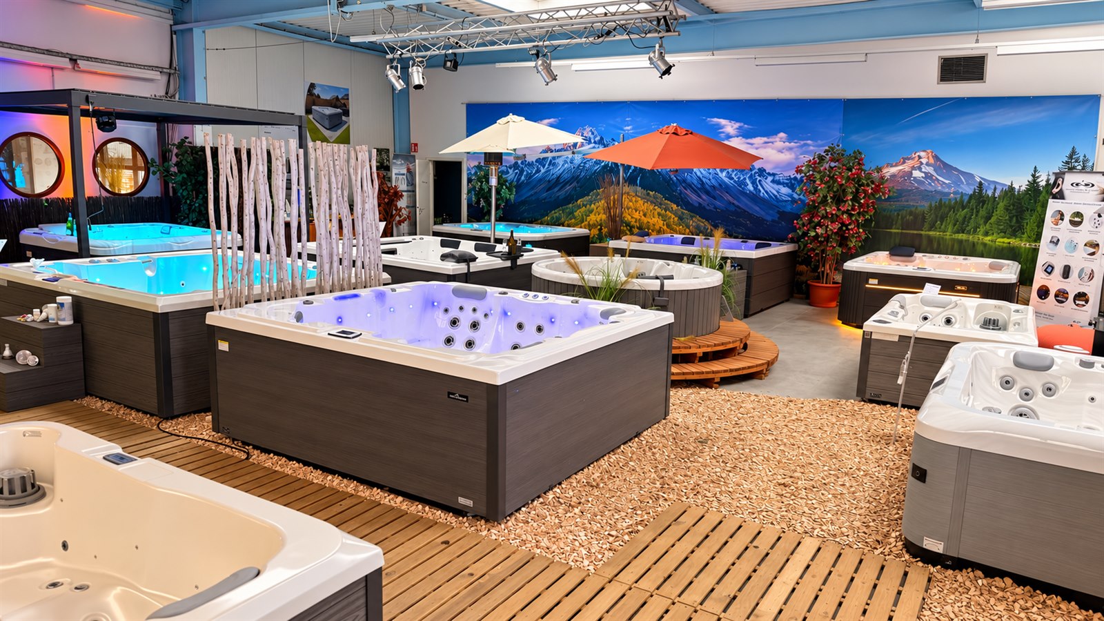 Whirlpool Ausstellung mit Modellvielfalt