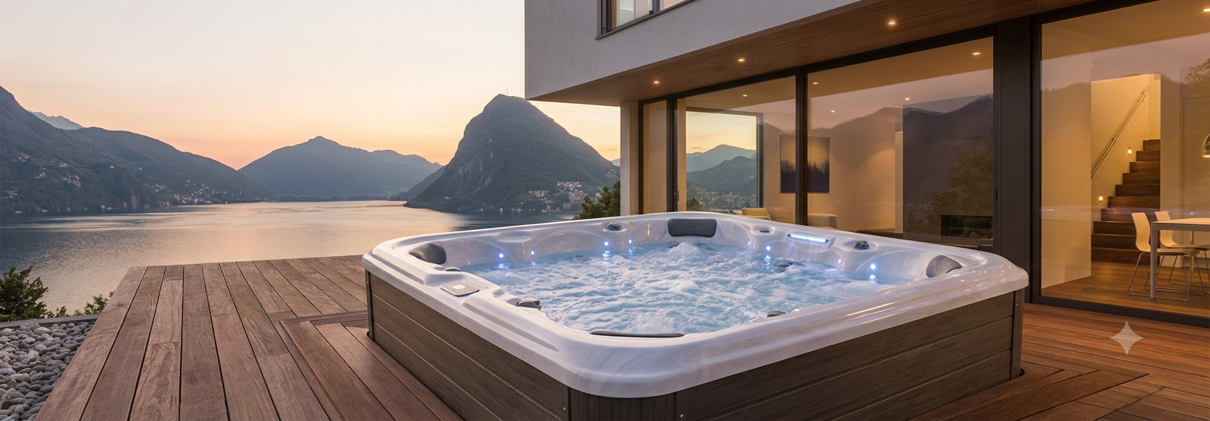 Whirlpool auf der Terasse