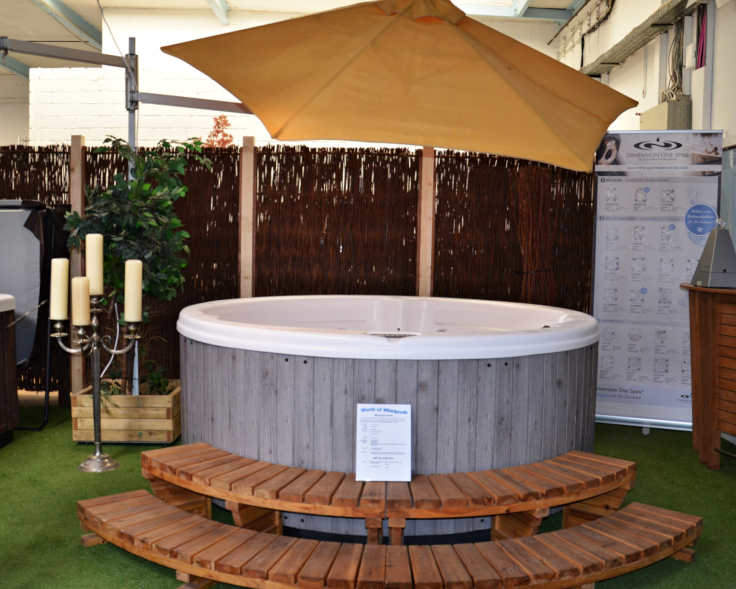 Whirlpool rund Aktion Arena von Dimension One Spas