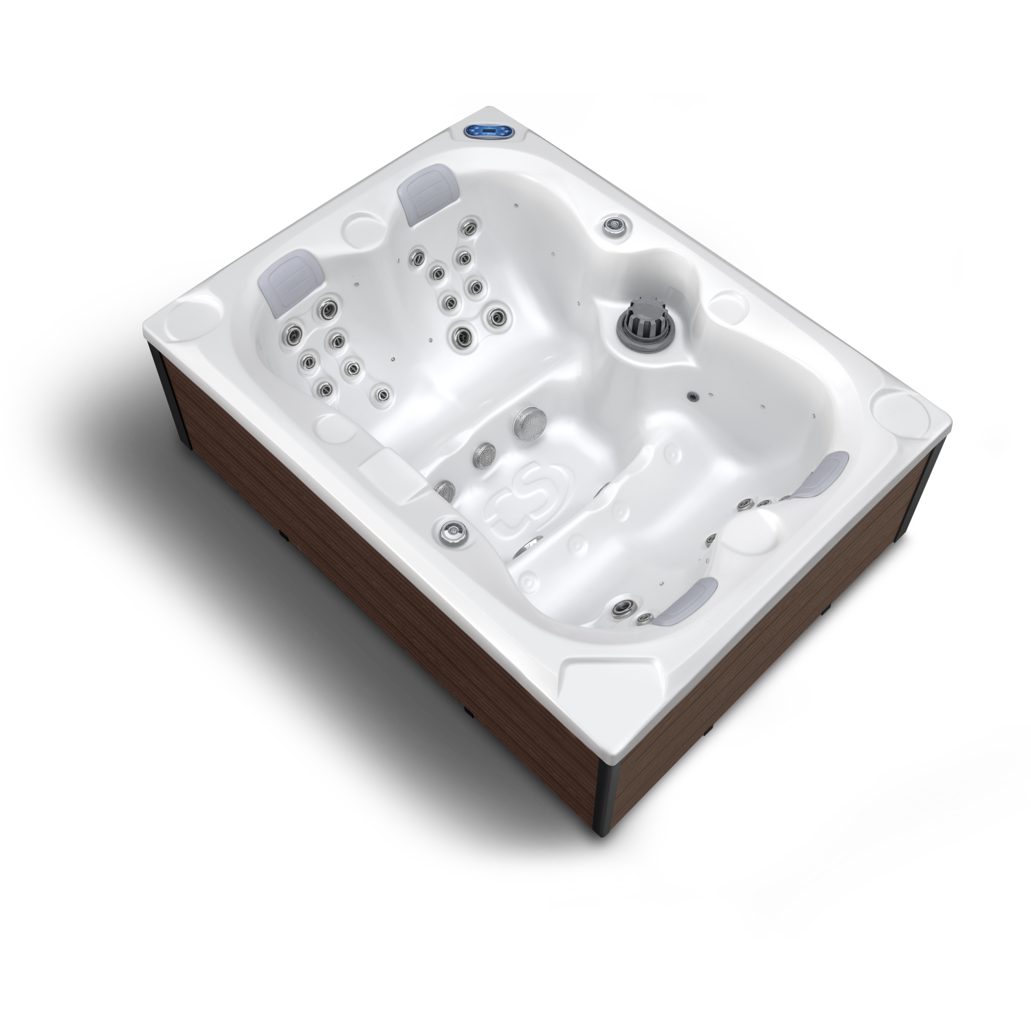 Whirlpool Clawn in der Außenverkleidung American Walnut