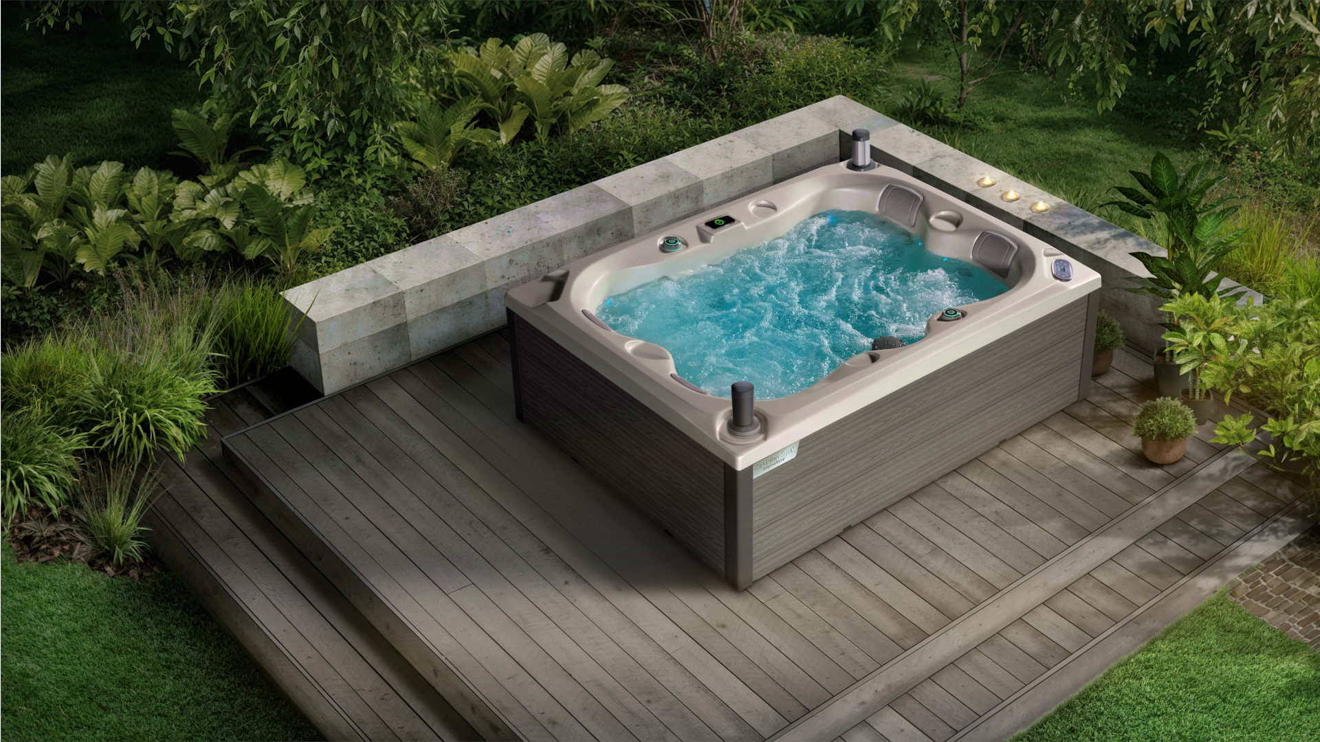 Terrassen Whirlpool Clawn von Canadian Spa 