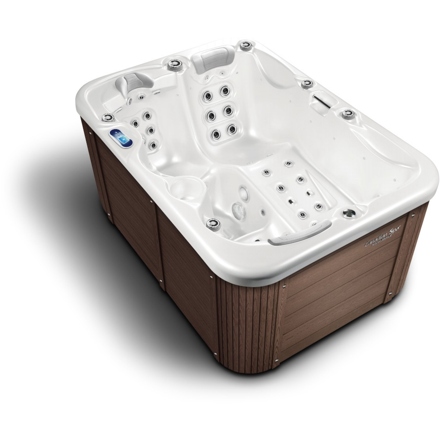 Whirlpool Corall in der Außenverkleidung American Walnut