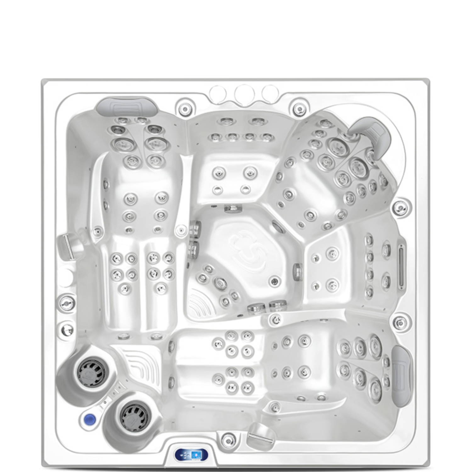 4 Personen Whirlpool Delphina Deluxe Geometric