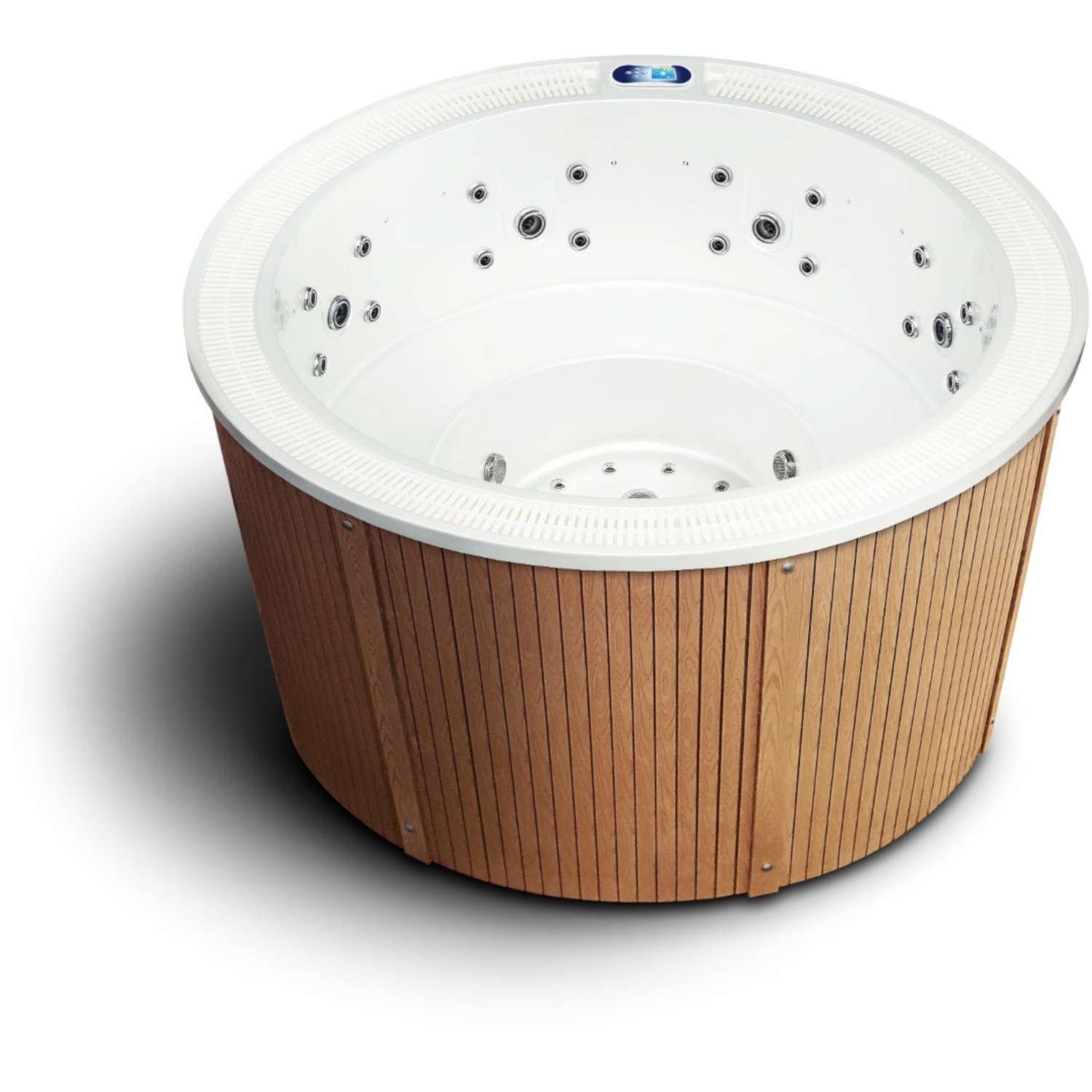 runder Whirlpool Enna Außenverkleidung Pacific Brown