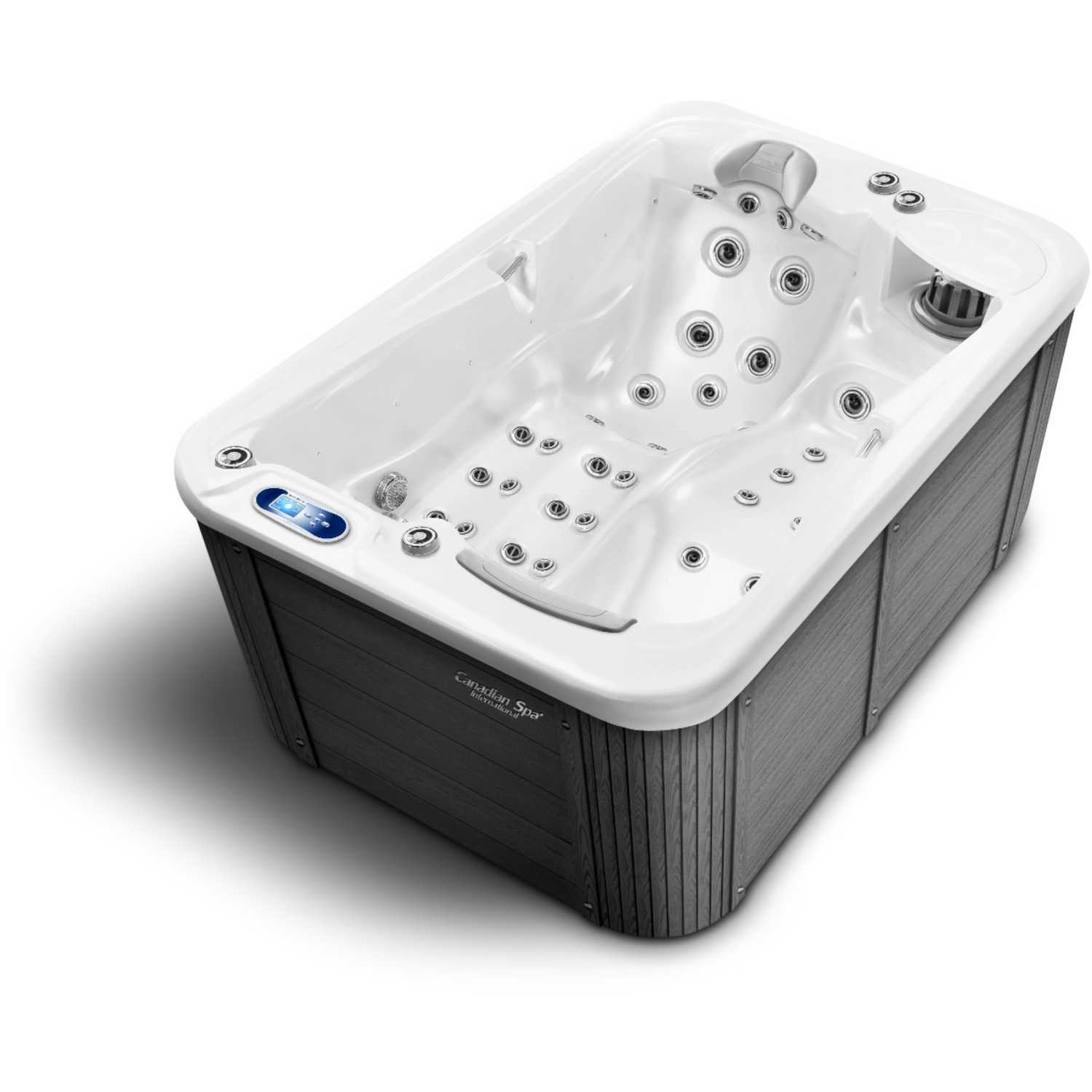 Whirlpool Lara Mini New in der Außenverkleidung Old Wood