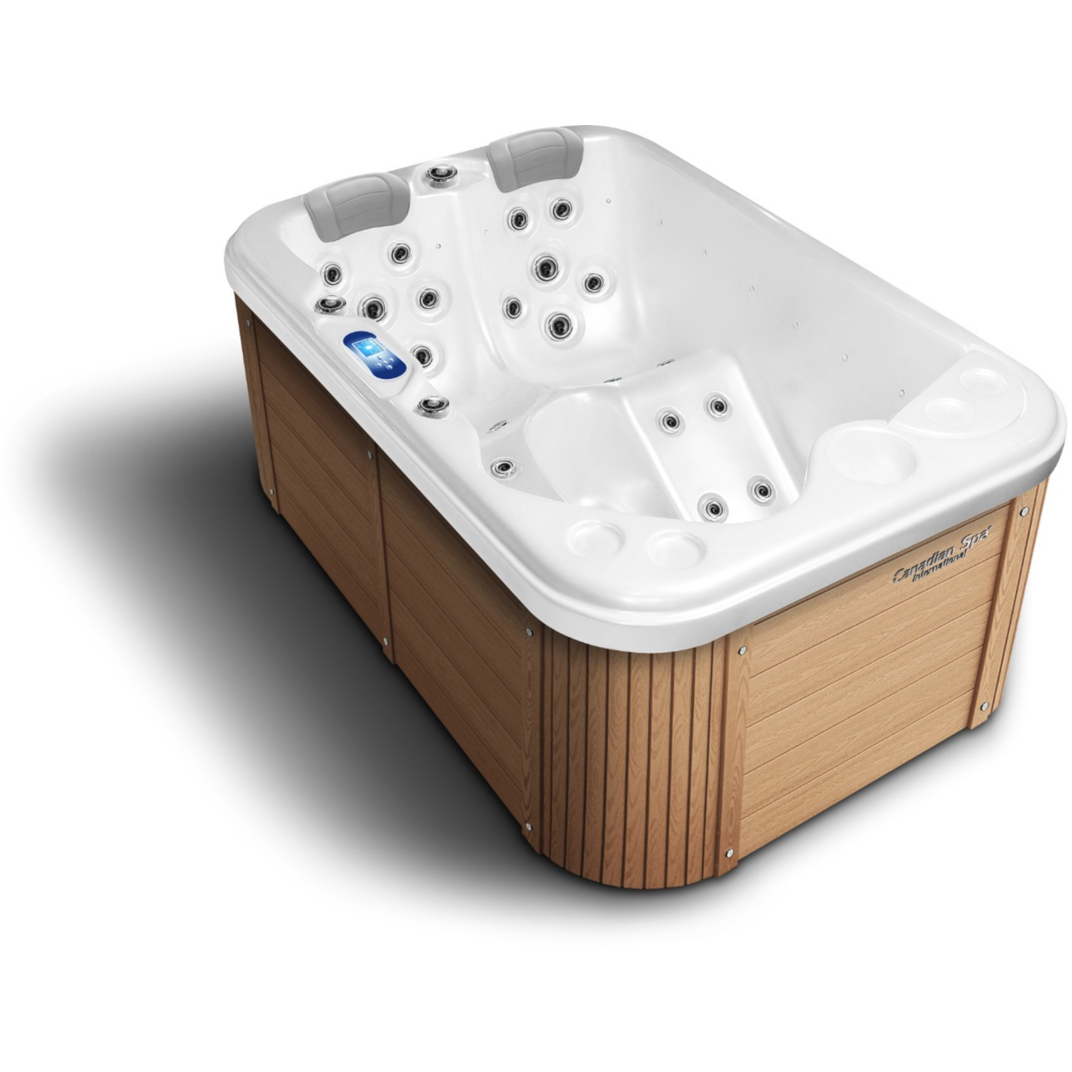 Whirlpool Lara Mini in der Außenverkleidung Pacific Brown