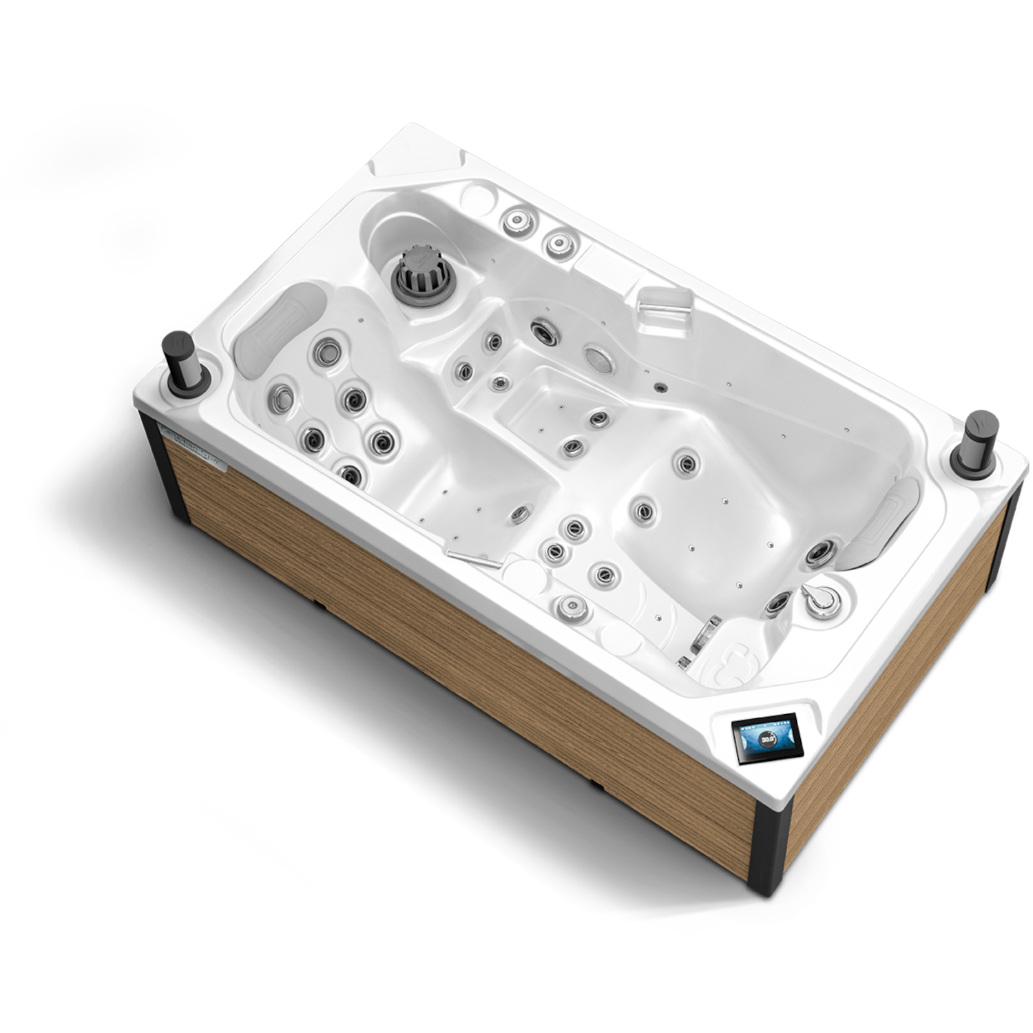 Whirlpool Lara Smart in der Außenverkleidung Pacific Brown