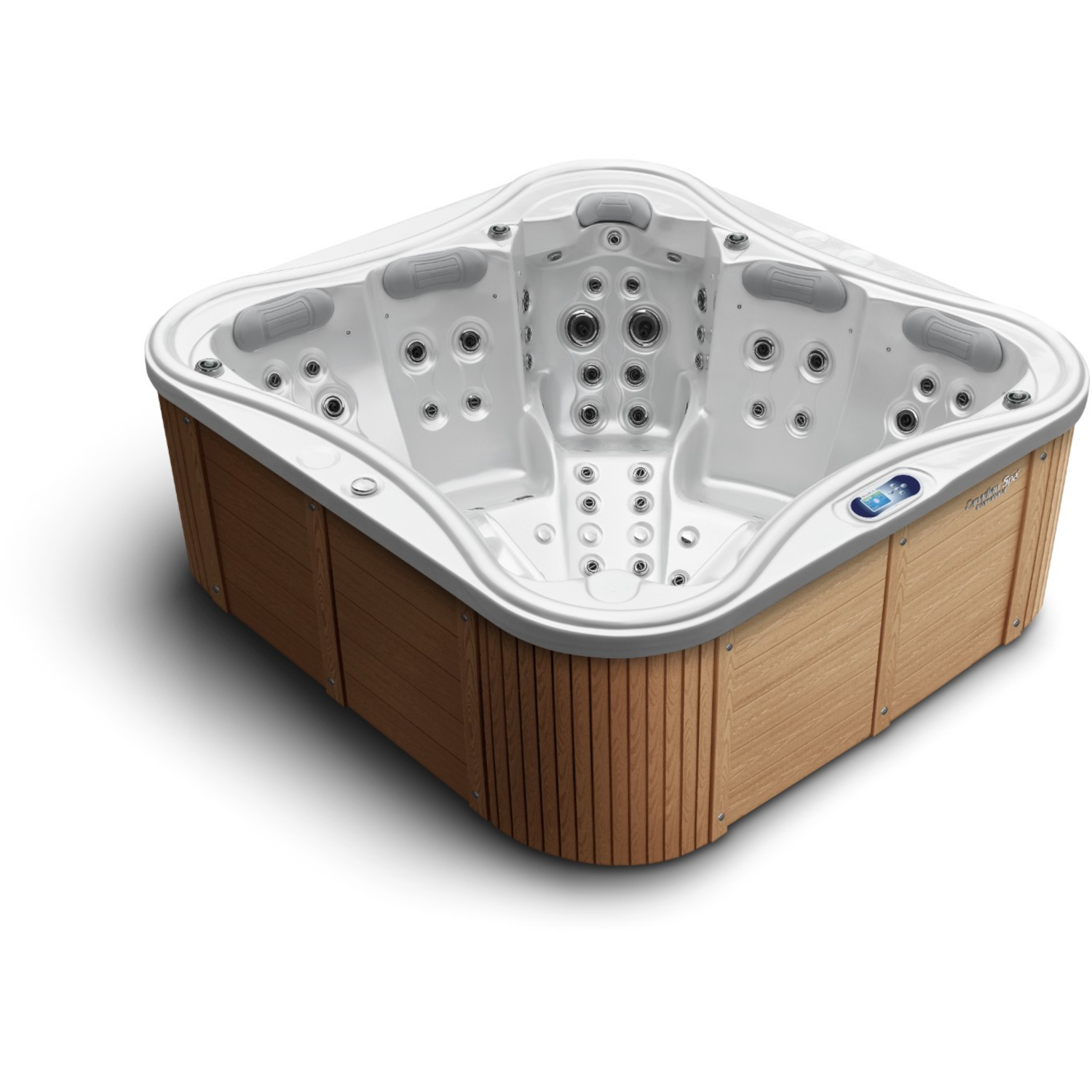 5 Personen Whirlpool Mandarin Seitenverkleidung in Pacific Brown