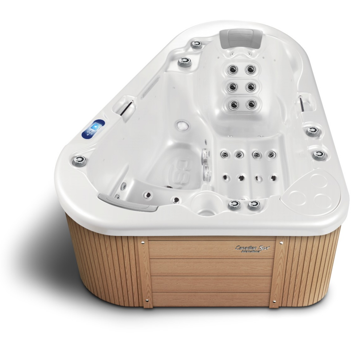 Whirlpool Manta in der Außenverkleidung Pacific Brown
