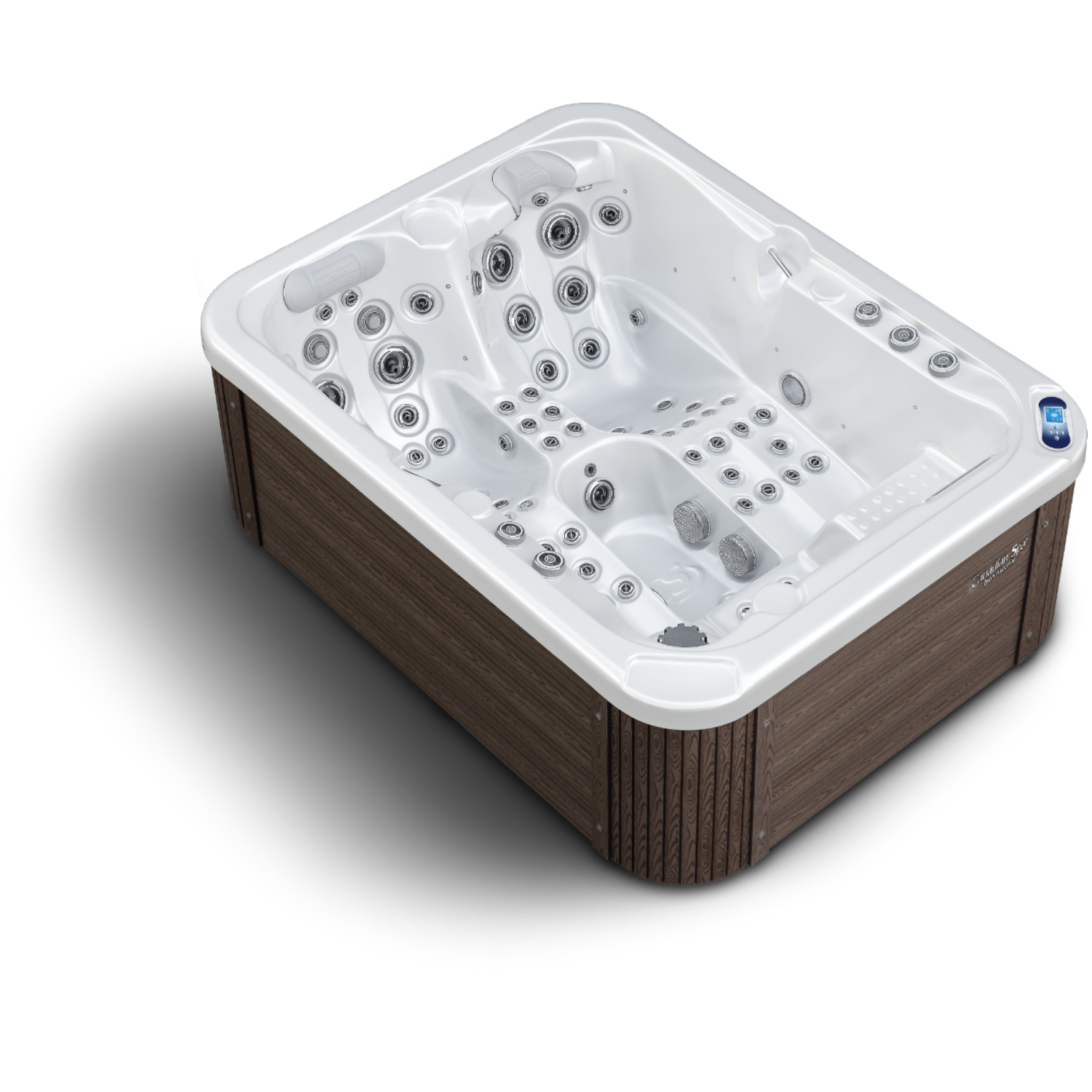 Whirlpool Natura in der Außenverkleidung American Walnut