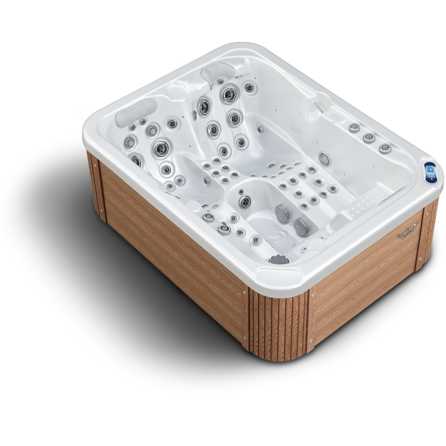 Whirlpool Natura in der Außenverkleidung Pacific Brown
