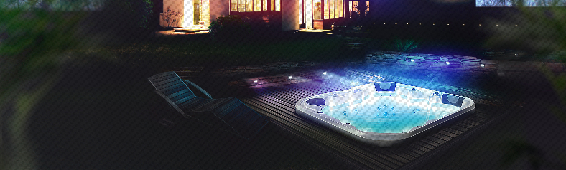 Whirlpool Einbau in Terrasse 