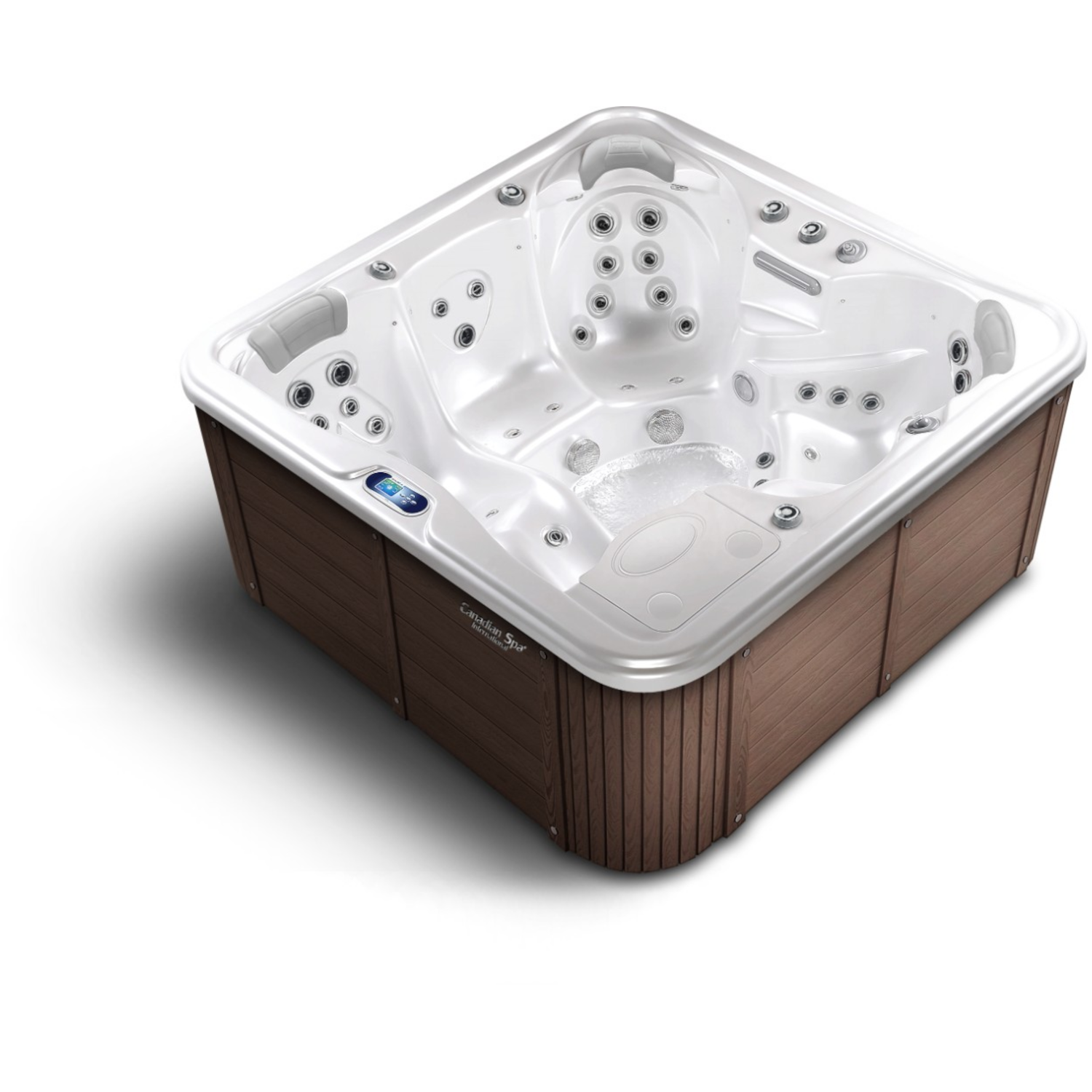 draussen Whirlpool Orca Seitenverkleidung in American Walnut