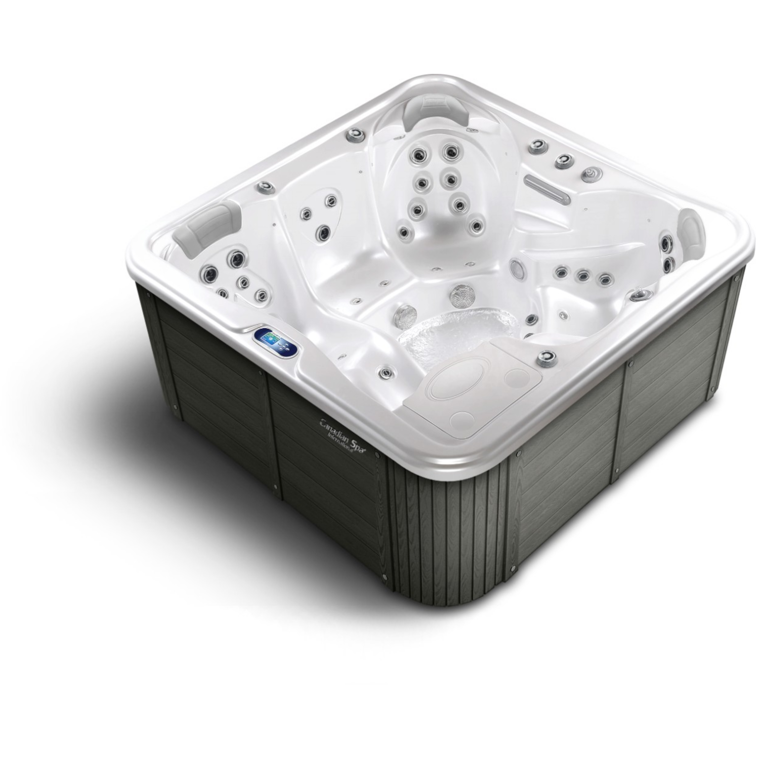 draussen Whirlpool Orca Seitenverkleidung in Old Wood