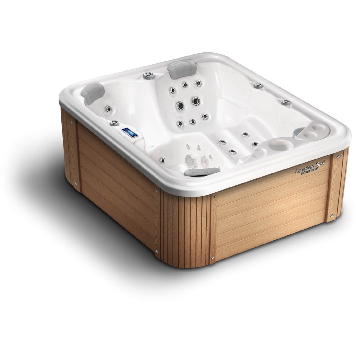 Whirlpool Puerla Mini in Pacific Brown Außenverkleidung