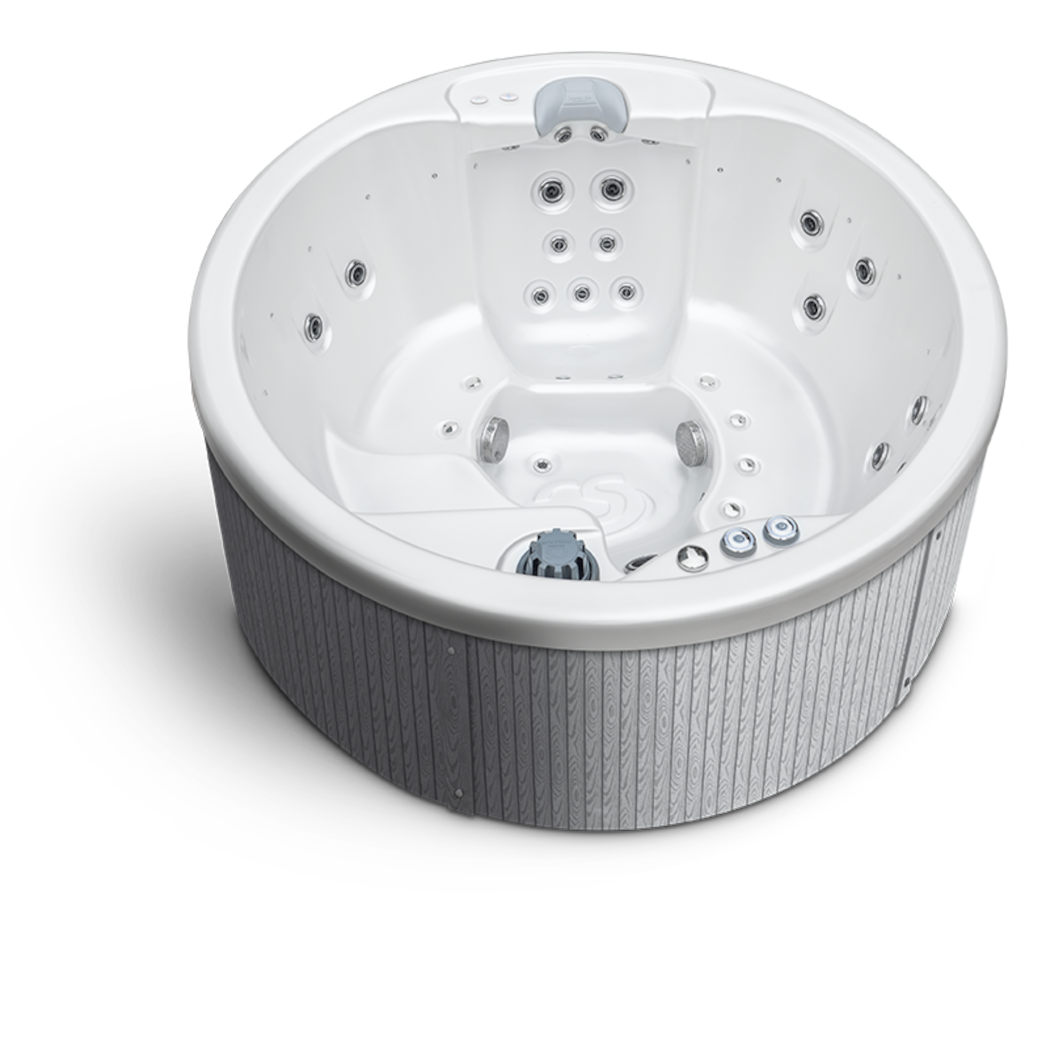 Whirlpool rund Turtle in American Majesty Grey