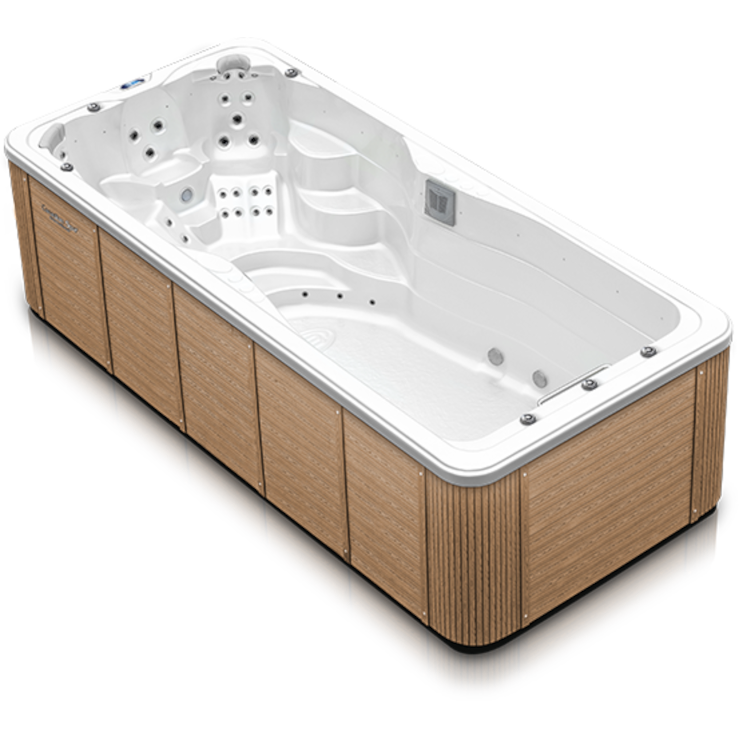 Swim Spa Mollus XXL Außenverkleidung in Pacific Brown