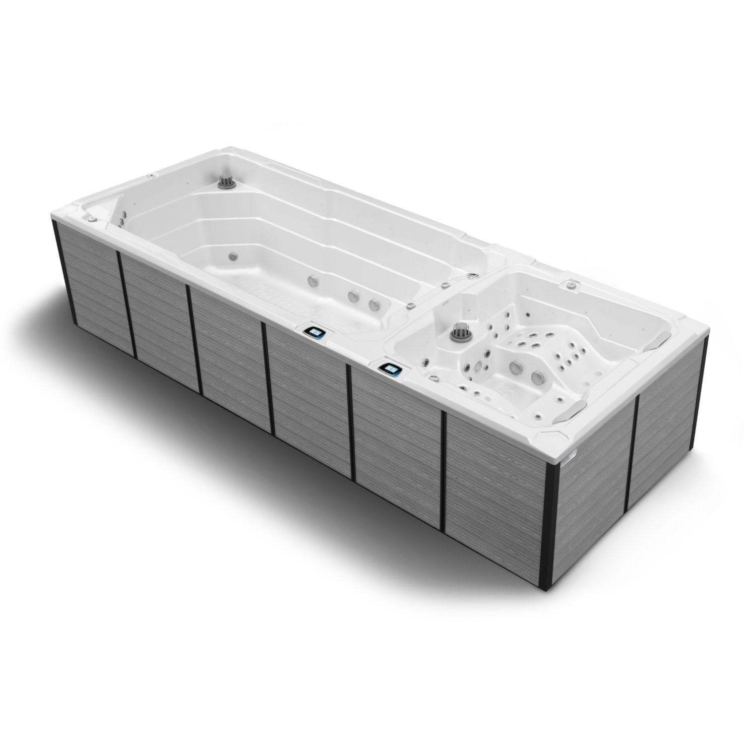Swim Spa Nautilus XXL Außenverkleidung in Majesty Grey