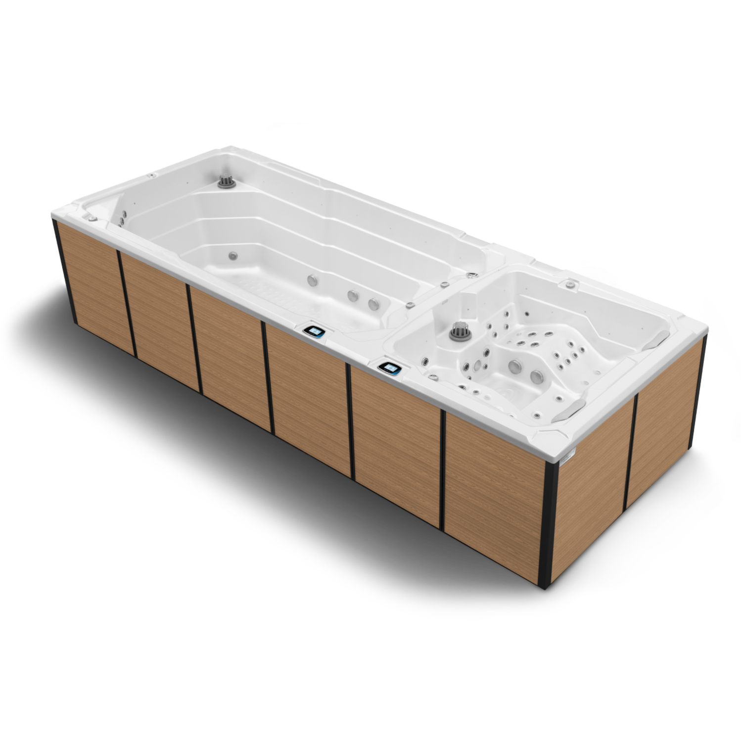 Swim Spa Nautilus XXL Außenverkleidung in Pacific Brown