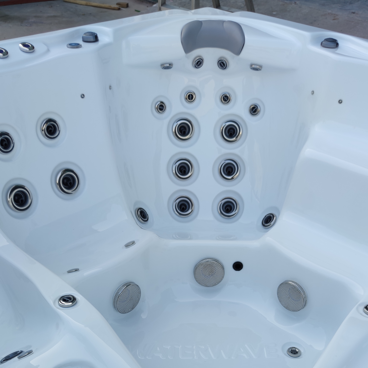 Massagesitz des Whirlpools Alaskas