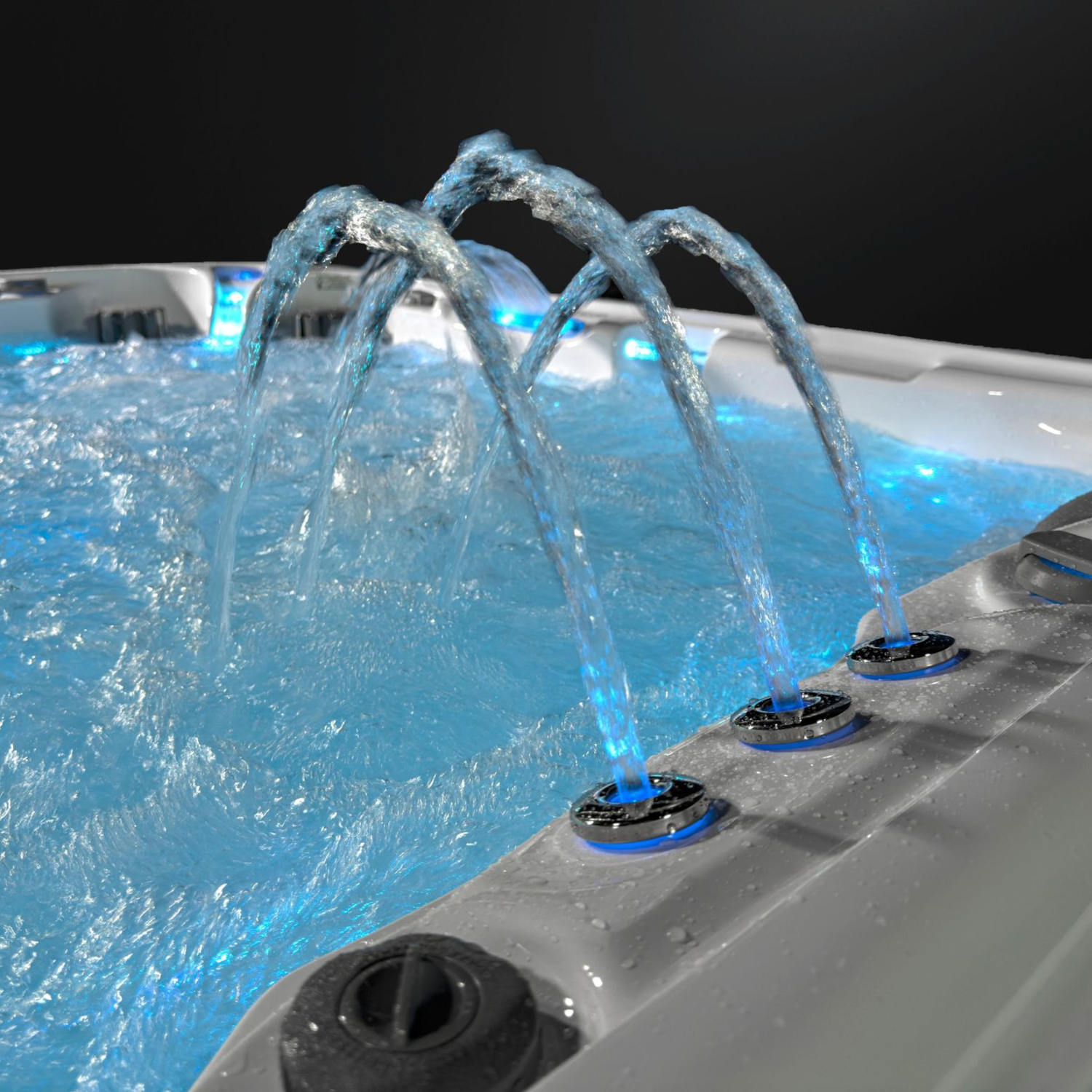 Wasserspiel des Whirlpool Hamilton