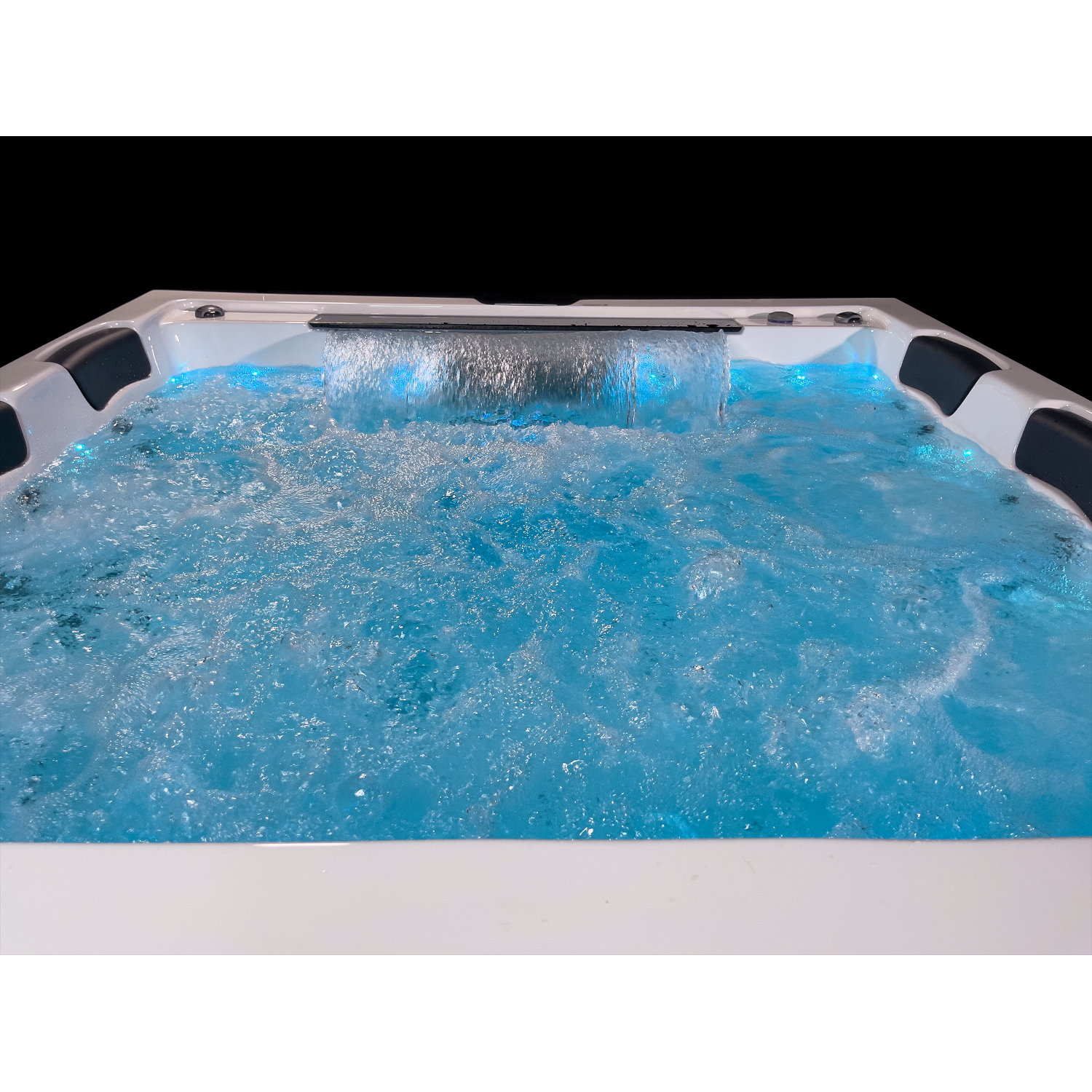 Wasserfall des Whirlpools Nizza 2 mit LED Beleuchtung