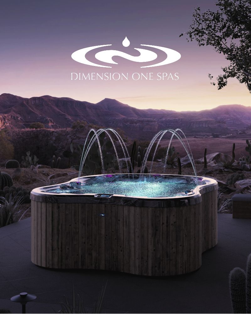 Aussen Whirlpool Amore Bay von Dimension One Spas