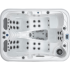 Overhead des schmalen Whirlpools Vancouver von Waterwave Spas