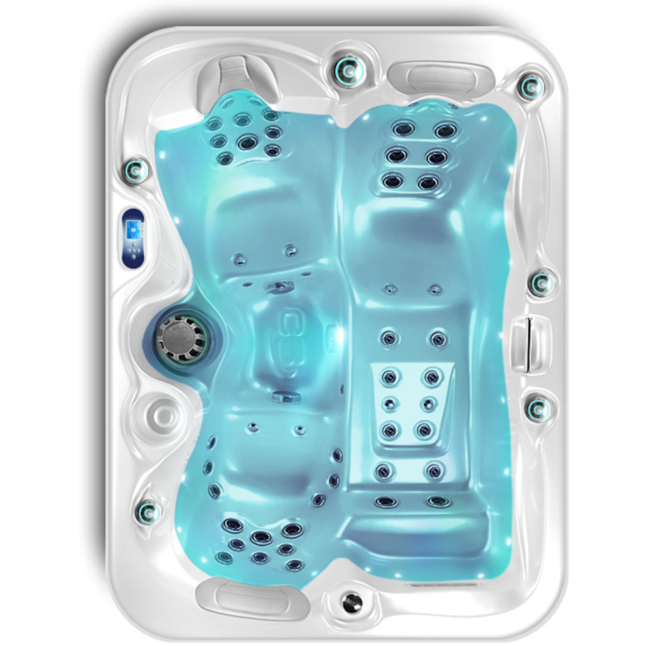 Outdoor Whirlpool Corall mit Wasser von oben