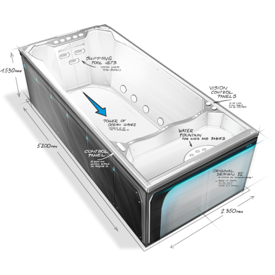 Beschreibung SwimSpa Oceanus