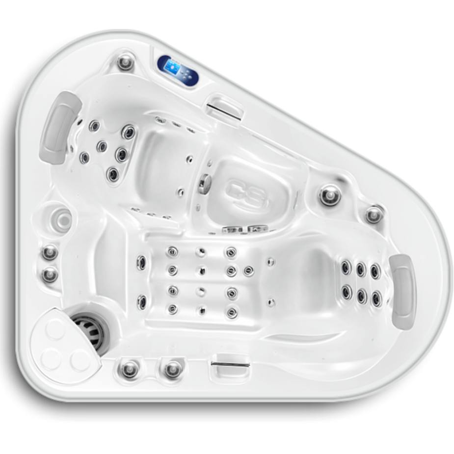 Outdoor Whirlpool Manta von Canadian Spa Overhead