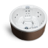 Runder Whirlpool mit Massagesitz Turtle