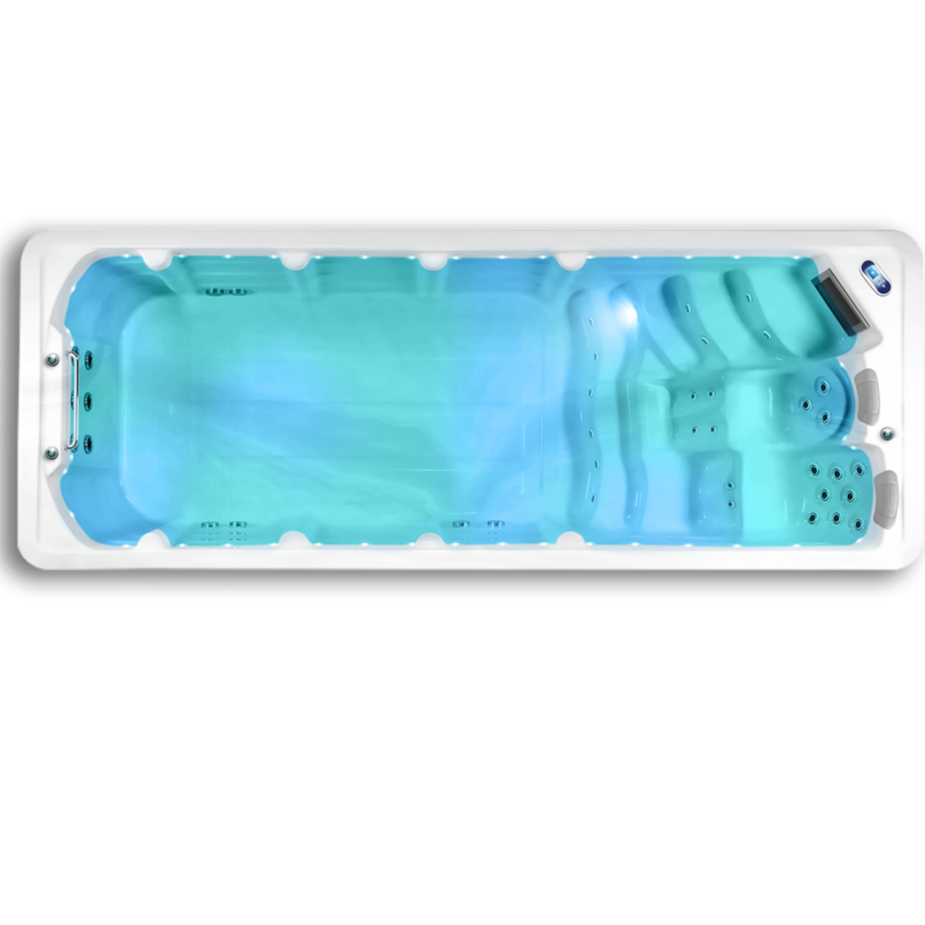 Swimspa Octopus Overhead mit Wasser