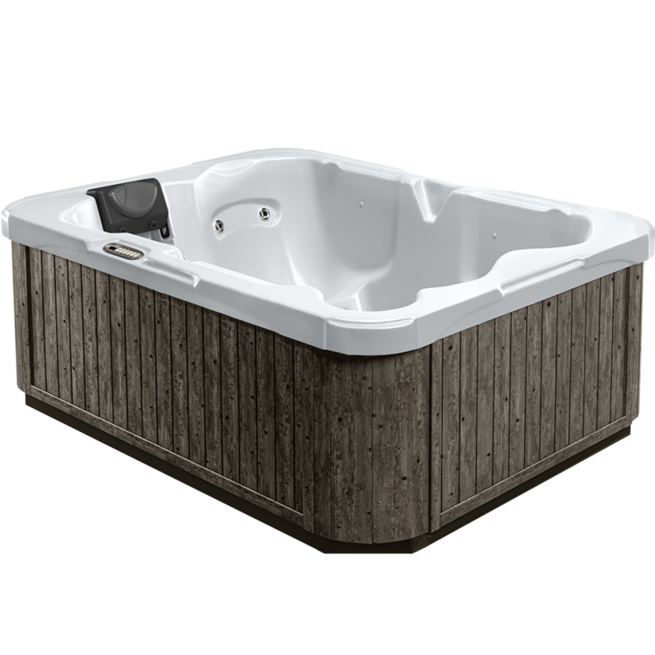 Seitenansicht des Outdoor Whirlpool Serenades