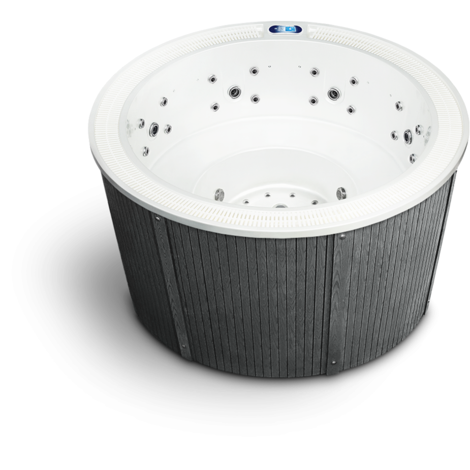 Runder Whirlpool von der Seite