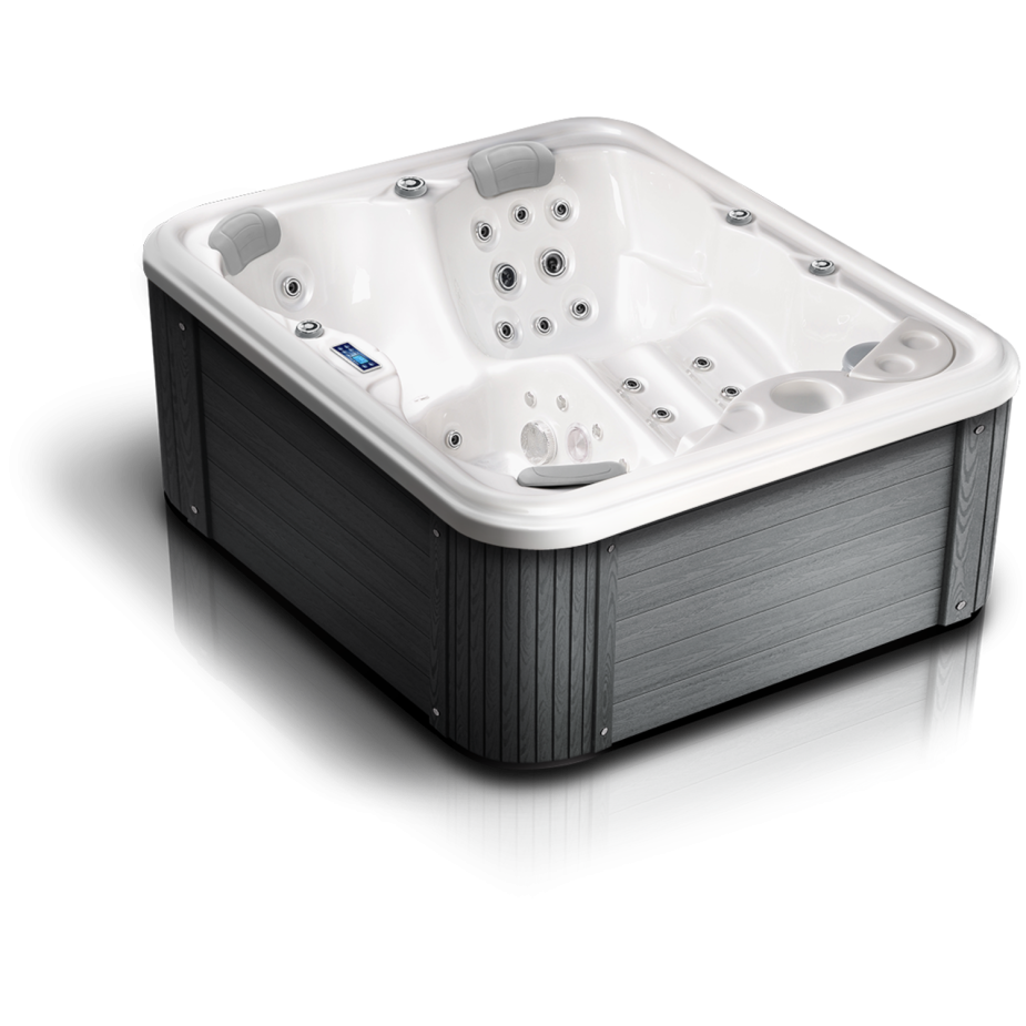 Outdoor Whirlpool Puerla Mini Seitenansicht dunkel