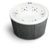 Runder Whirlpool von der Seite