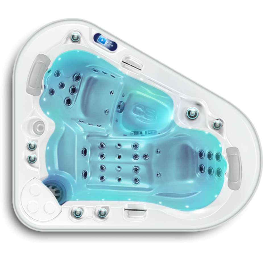 Whirlpool Manta von Canadian Spa mit Wasser von oben