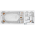 Swim Spa mit Whirlpool von oben
