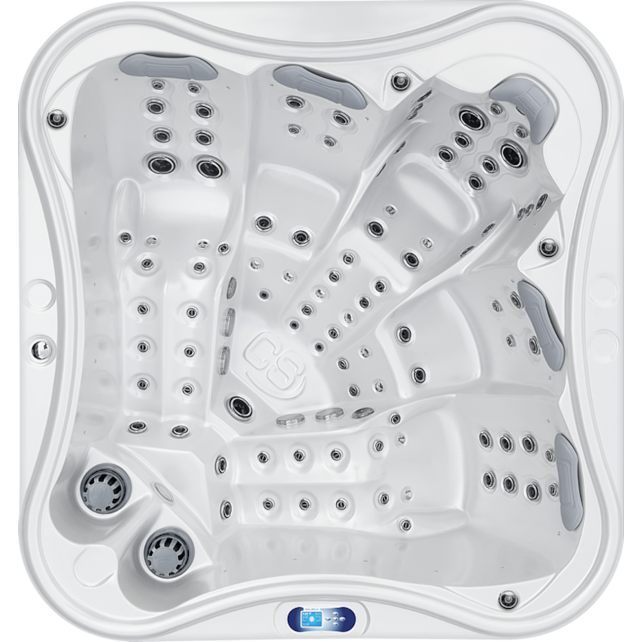Whirlpool Mandarin Wanne von oben