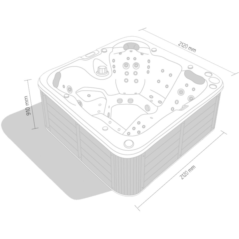 Outdoor Whirlpool Aussenmaße