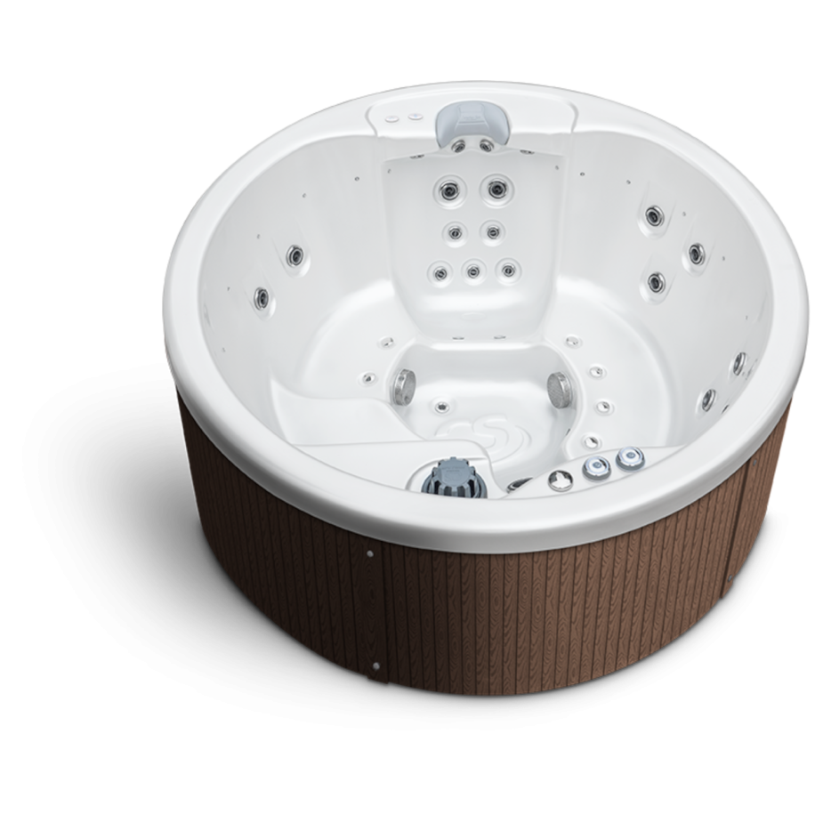 Runder Whirlpool mit Massagesitz Turtle