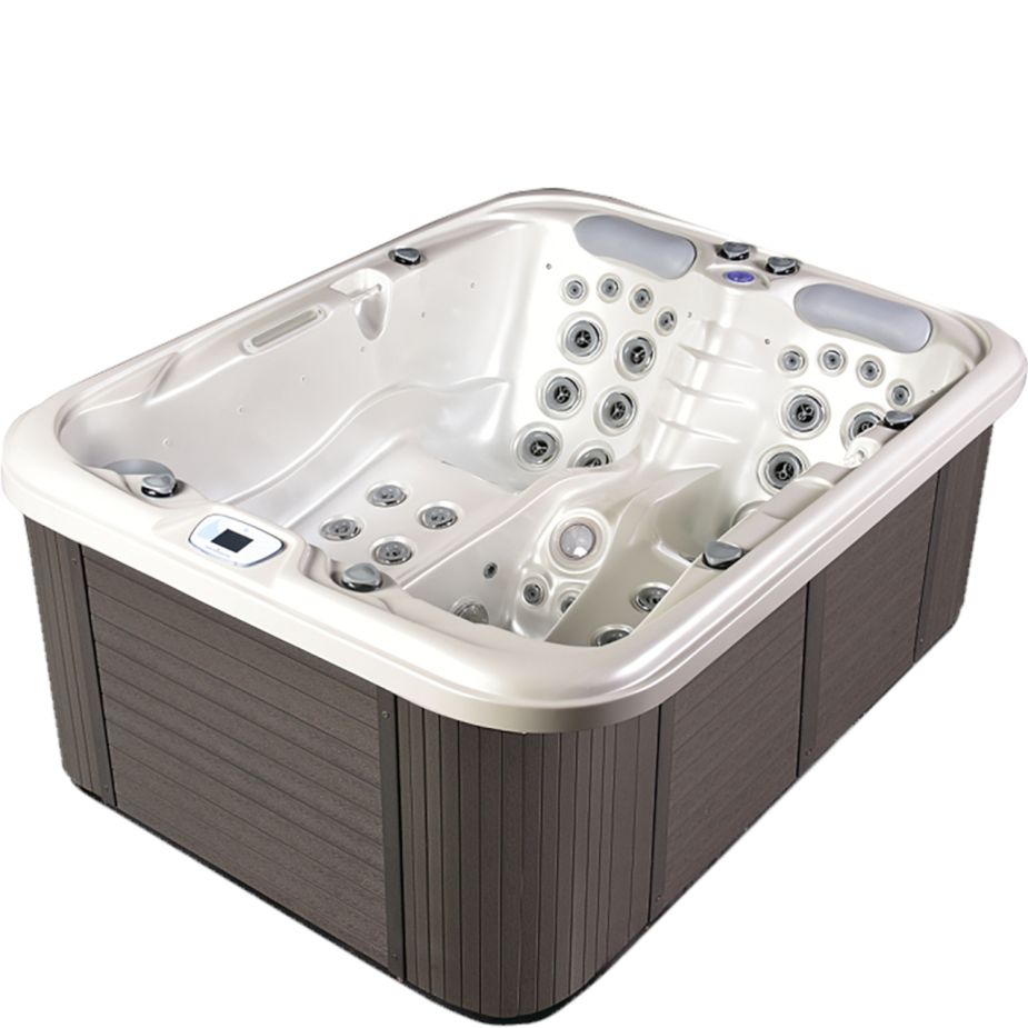 Seitenansicht des Whirlpools Vancouver von Waterwave Spas