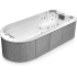 Seitansicht des Beluga Swimspas