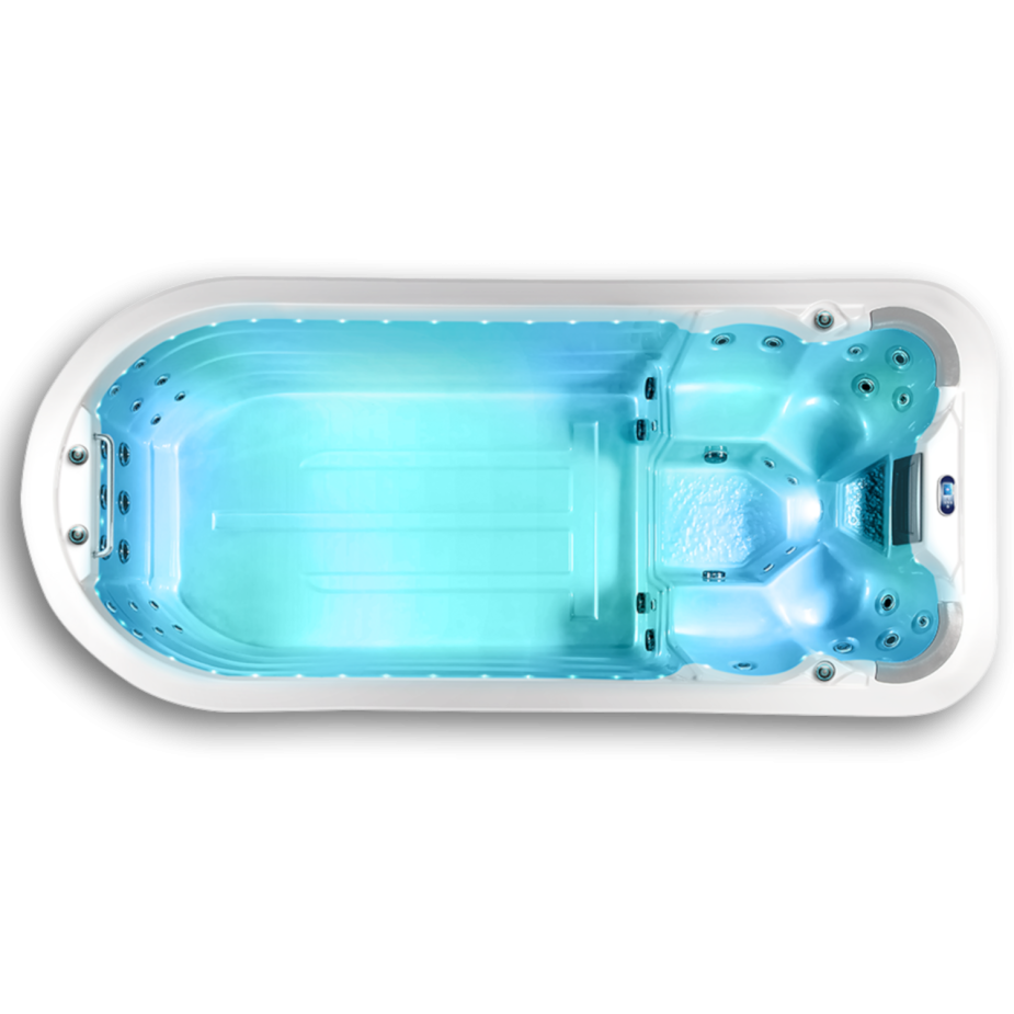 Beluga SwimSpa gefüllt von oben